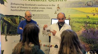 Ian Toth at North East Fife careers fair