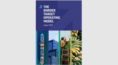 Front cover of the Border Target Operating Model document