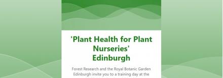 screenshot of sign up for "plant health for plant nurseries" event
