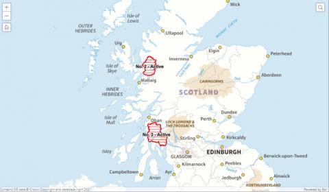 P. pluvialis demarcation zones July 2022