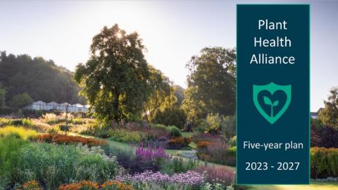 Image of Plant Health Alliance 5-year plan front page